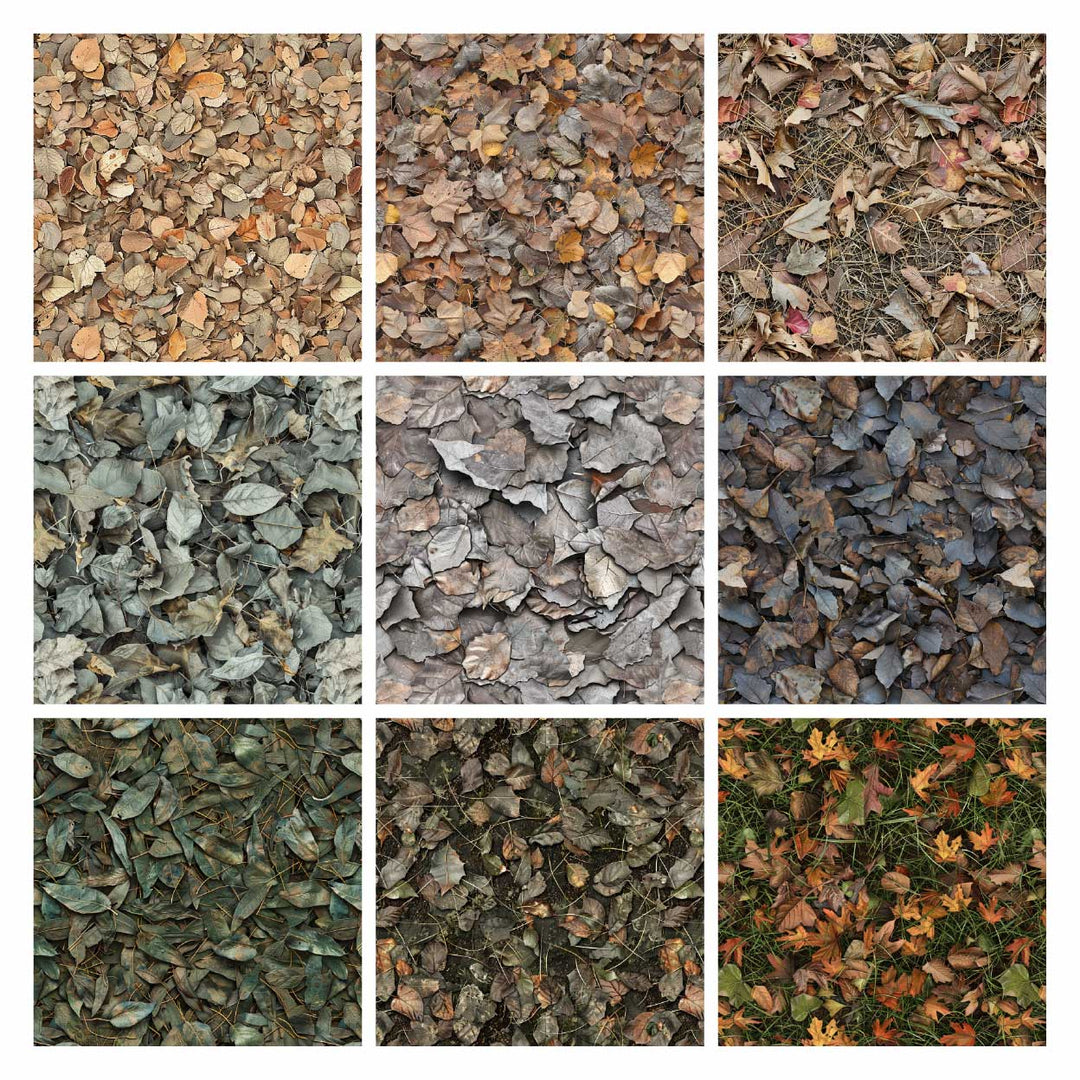 Pattern Library - Seamless Foliage Debris Textures | Post Digital ...