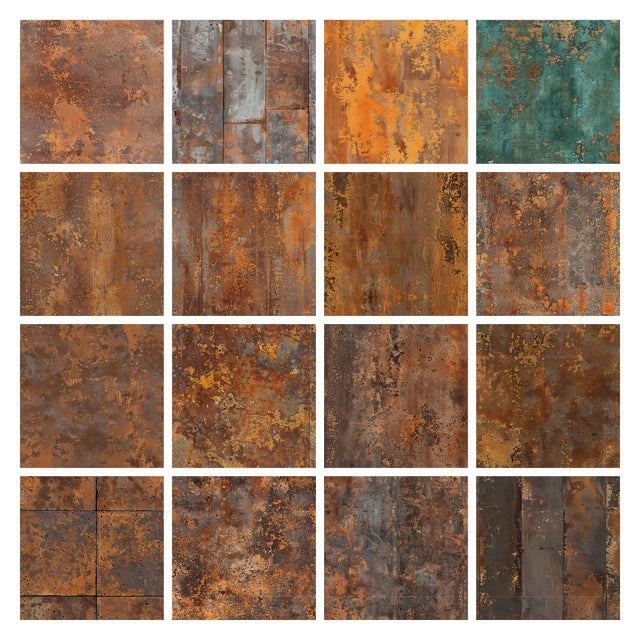 Pattern Library - Seamless Corten Steel Textures