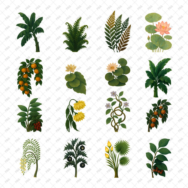 PNG Cutout Plants and Trees