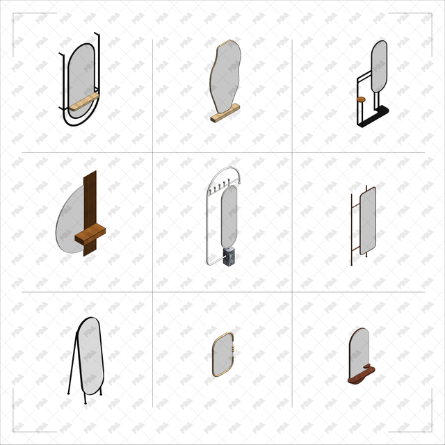 Revit Family - Mirrors - Post Digital Architecture — Free and Affordable Resources for Architects