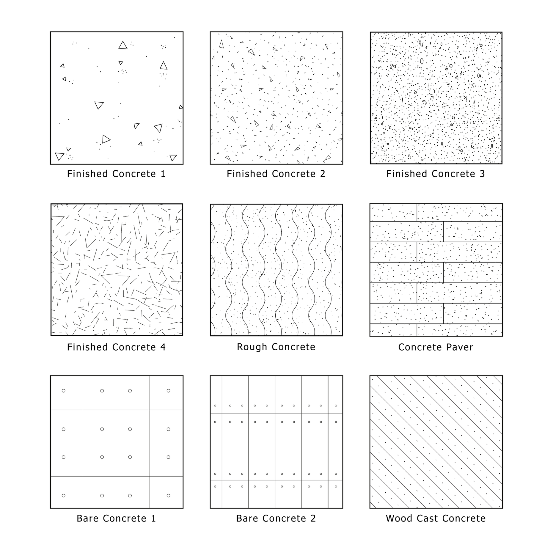 Illustrator Pattern Library - Concrete Patterns