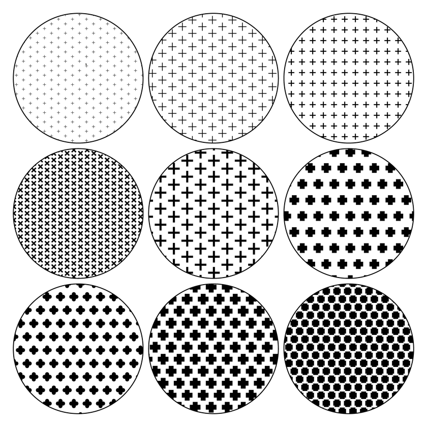 Illustrator Pattern Library - Wooden Patterns