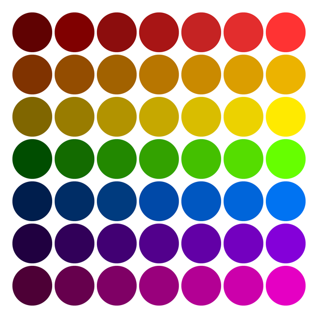 Illustrator Swatches Library - Rainbow Set