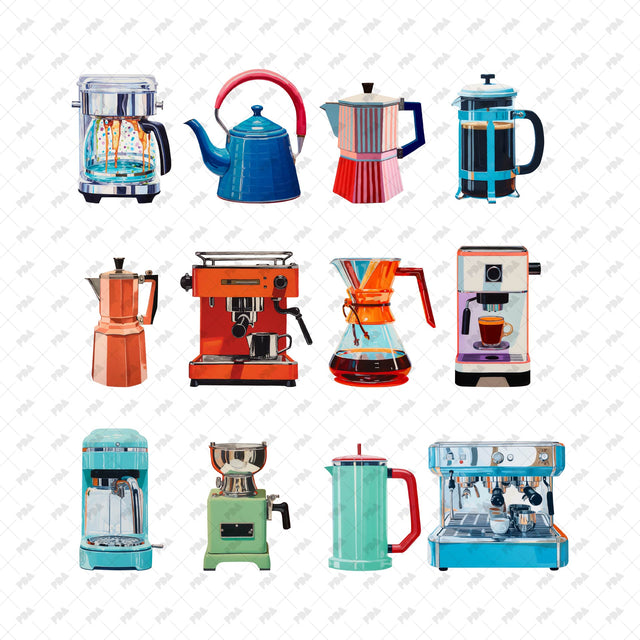 PNG Coffee Gadgets Set - Post Digital Architecture — Free and Affordable Resources for Architects