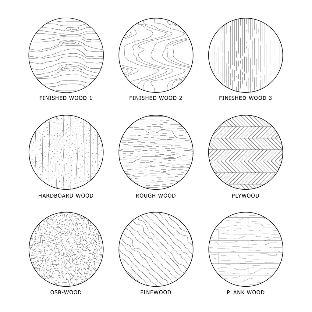 Illustrator Pattern Library - Wooden Patterns 2