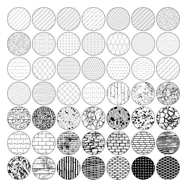 Illustrator Pattern Library - Architectural Materials Multi-Pack