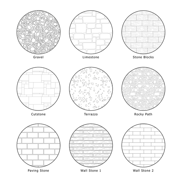 Illustrator Pattern Library - Stone Patterns - Post Digital Architecture — Free and Affordable Resources for Architects