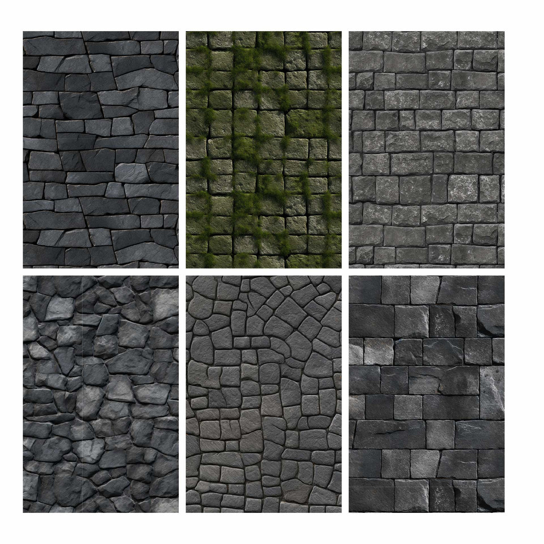 Compass Stone Design Texture Pattern Library - Seamless Stone Paving Textures | Post Digital ...