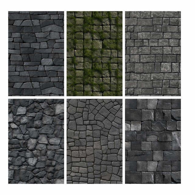 Pattern Library Seamless Stone Paving Textures