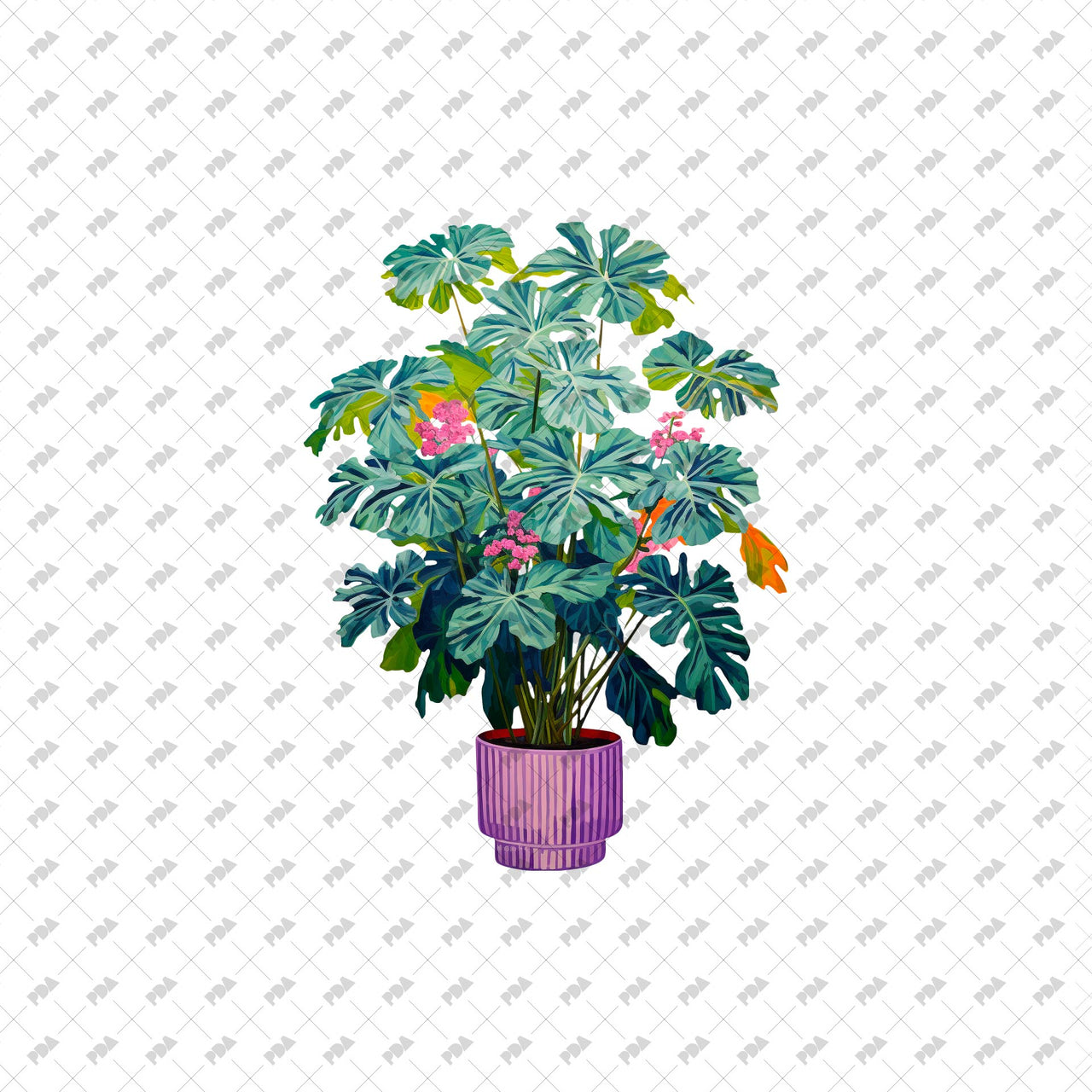 PNG Post Digital Collage Plants