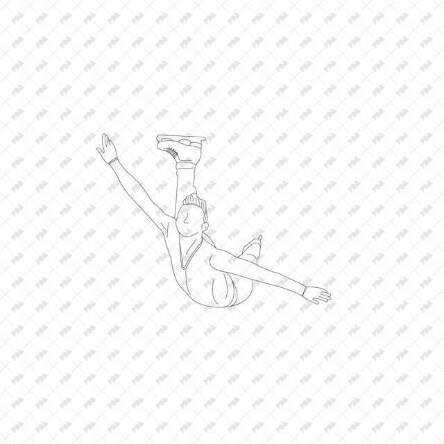 CAD, Vector, PNG Ice Skating Characters in Top View - Post Digital Architecture — Free and Affordable Resources for Architects
