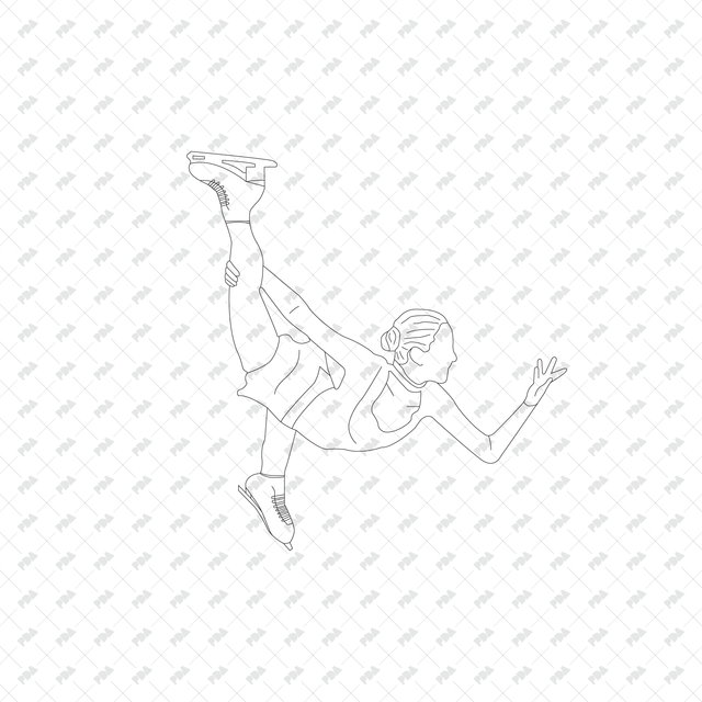 CAD, Vector, PNG Ice Skating Characters in Top View - Post Digital Architecture — Free and Affordable Resources for Architects