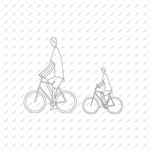 CAD, Vector, PNG Japanese Style Characters in Side and Front View - Post Digital Architecture — Free and Affordable Resources for Architects