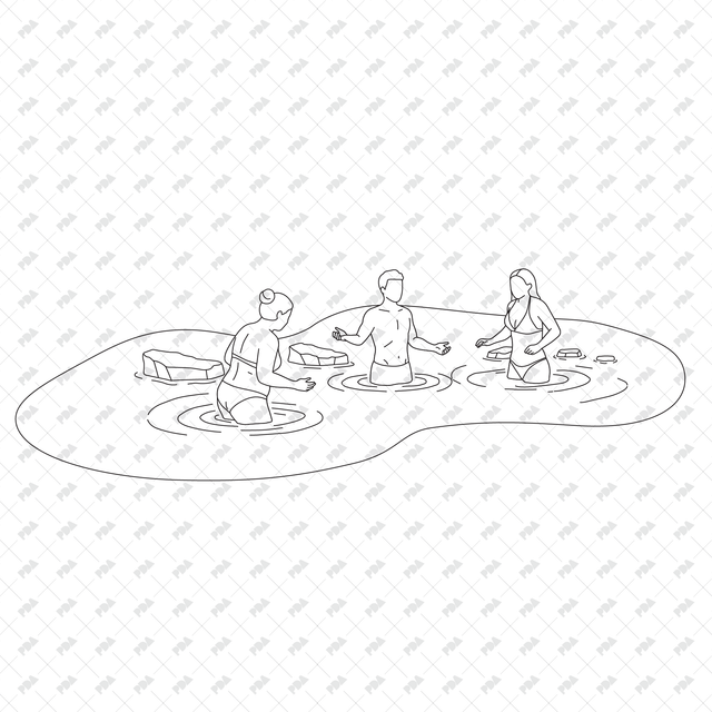 CAD, Vector, PNG Sauna, Wellness and Cold Weather Activities in Front and Side Views - Post Digital Architecture — Free and Affordable Resources for Architects