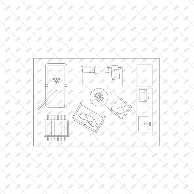 CAD, Vector, PNG Balcony Layouts in Top View - Post Digital Architecture — Free and Affordable Resources for Architects