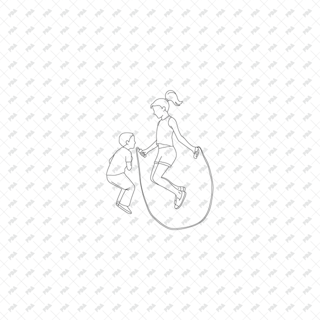 CAD, Vector, PNG People Doing Urban Activities in Front and Side Views - Post Digital Architecture — Free and Affordable Resources for Architects