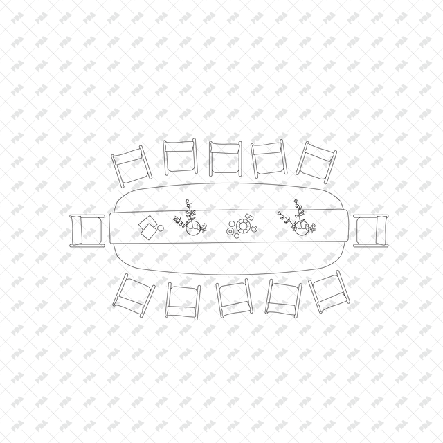 CAD, Vector, PNG Dining Tables and Chairs Layouts in Top View - Post Digital Architecture — Free and Affordable Resources for Architects