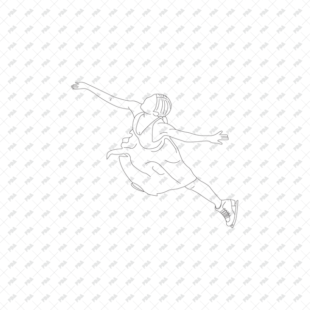 CAD, Vector, PNG Ice Skating Characters in Top View - Post Digital Architecture — Free and Affordable Resources for Architects