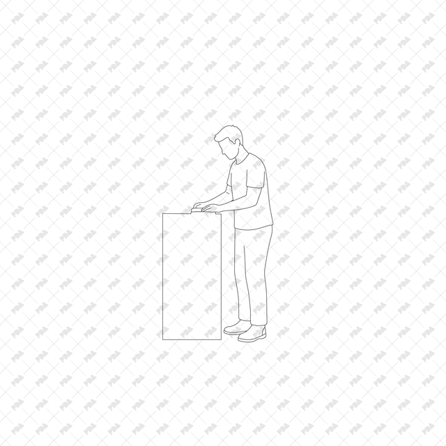 CAD, Vector, PNG Home Renovation in Front and Side Views - Post Digital Architecture — Free and Affordable Resources for Architects