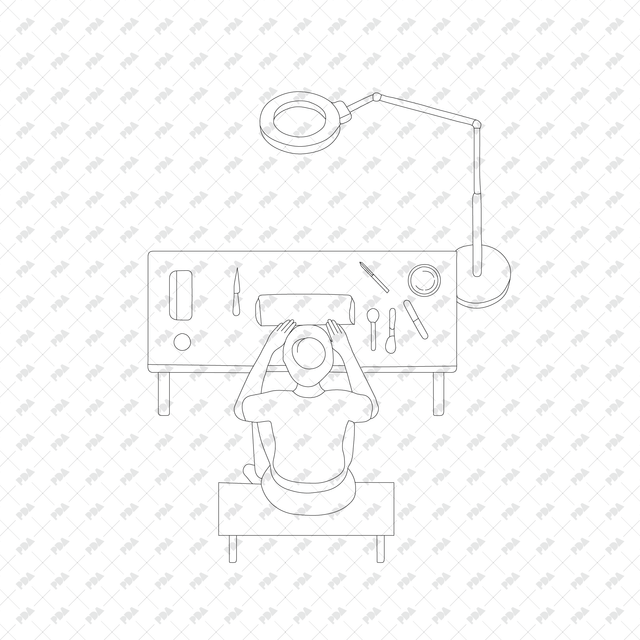 CAD, Vector, PNG Characters at Beauty Salon in Top View - Post Digital Architecture — Free and Affordable Resources for Architects