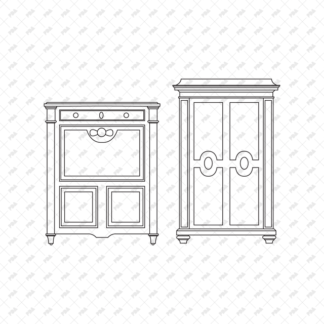 CAD, Vector, PNG Closets and Drawers - Post Digital Architecture — Free and Affordable Resources for Architects