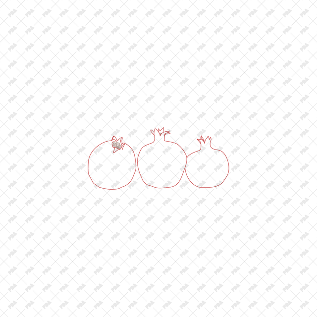 CAD, Vector Fruits and Veggies Set