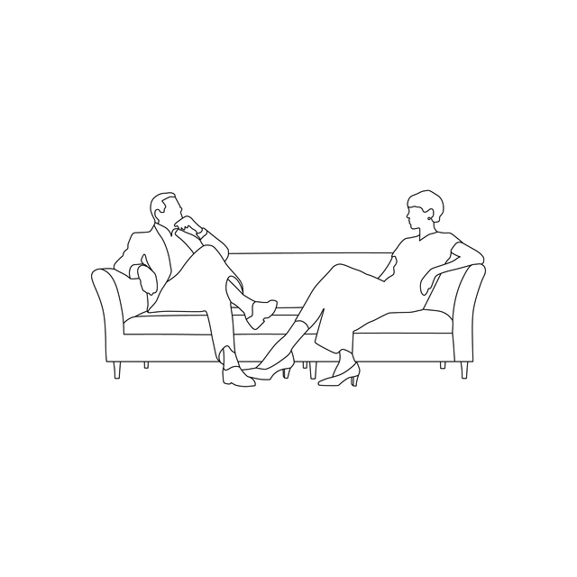 Vector Characters on Sofa Set - Post Digital Architecture — Free and Affordable Resources for Architects
