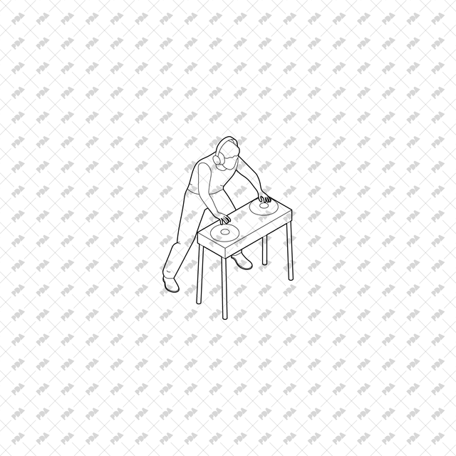 CAD, Vector, PNG Isometric View Nightclub and Party Characters - Post Digital Architecture — Free and Affordable Resources for Architects