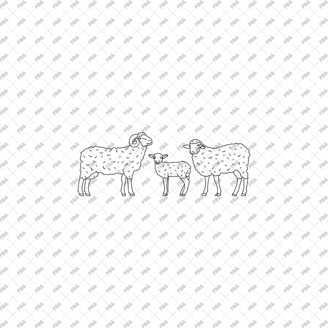 CAD, Vector Farm Animals Set - Post Digital Architecture — Free and Affordable Resources for Architects