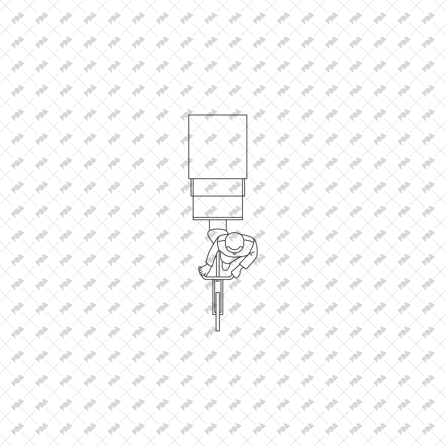 CAD, Vector Taxi, TukTuk, Rickshaw Drivers in Top View | Post Digital ...