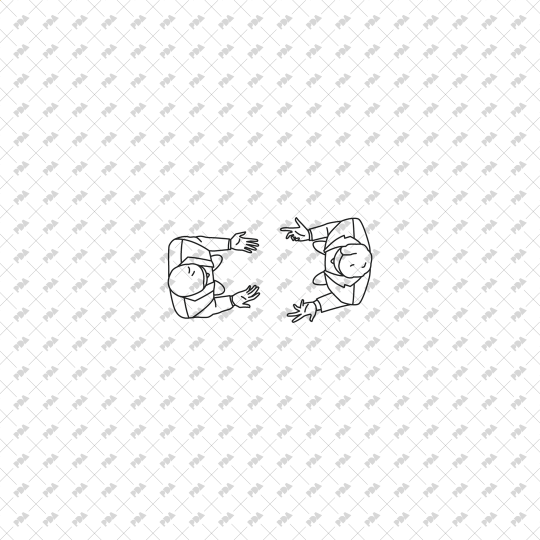 CAD, Vector Businessmen at the Office in Top View | Post Digital ...