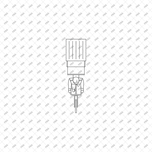 CAD, Vector Taxi, TukTuk, Rickshaw Drivers in Top View - Post Digital Architecture — Free and Affordable Resources for Architects