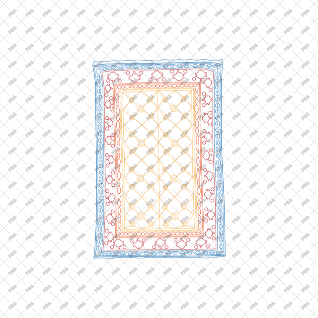 CAD, Vector, PNG Carpets and Rugs in Color and B/W