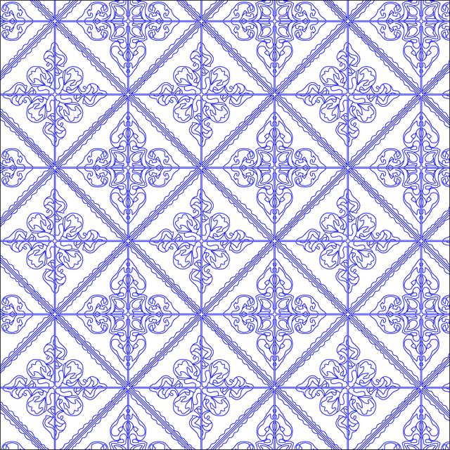 مكتبة أنماط Illustrator - بلاط Azulejo المتجهي ذو القوام السلس - Post Digital Architecture — موارد مجانية وبأسعار معقولة للمهندسين المعماريين