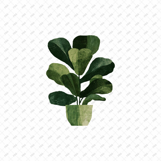 PNG Abstract Naïve Potted Plant Cutouts - Post Digital Architecture — Free and Affordable Resources for Architects