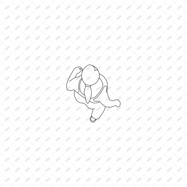 CAD, Vector, PNG Characters Climbing Stairs in Top View - Post Digital Architecture — Free and Affordable Resources for Architects