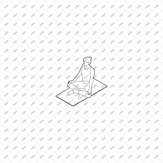 CAD, Vector, PNG Outdoor Characters in Isometric View - Post Digital Architecture — Free and Affordable Resources for Architects