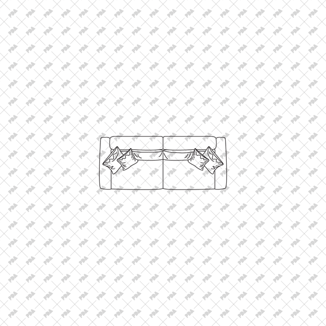 CAD, Vector, PNG Sofas in Top View - Post Digital Architecture — Free and Affordable Resources for Architects