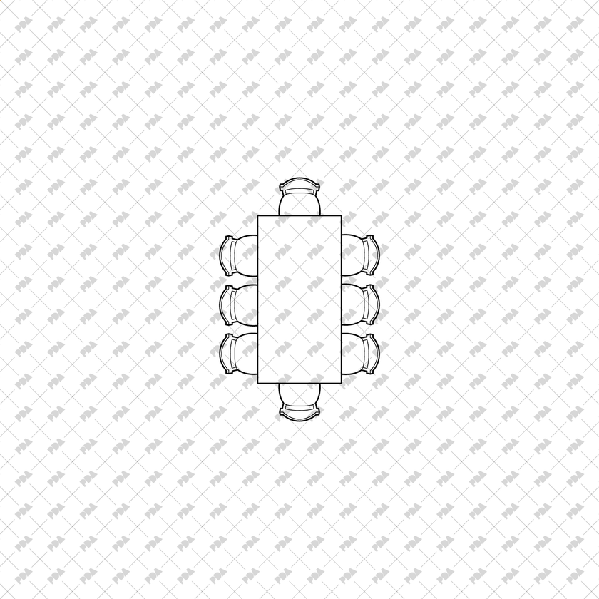 CAD, Vector, PNG Tables, Desks and Chairs in Top View
