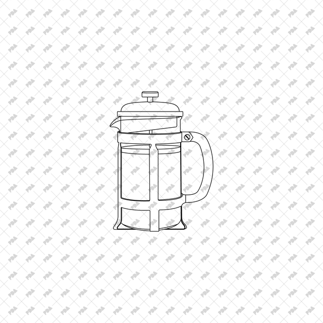 CAD, Vector Coffee and Tea Gadgets Set - Post Digital Architecture — Free and Affordable Resources for Architects