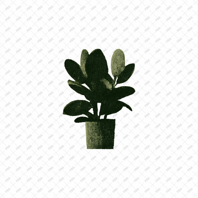 PNG Abstract Naïve Potted Plant Cutouts - Post Digital Architecture — Free and Affordable Resources for Architects