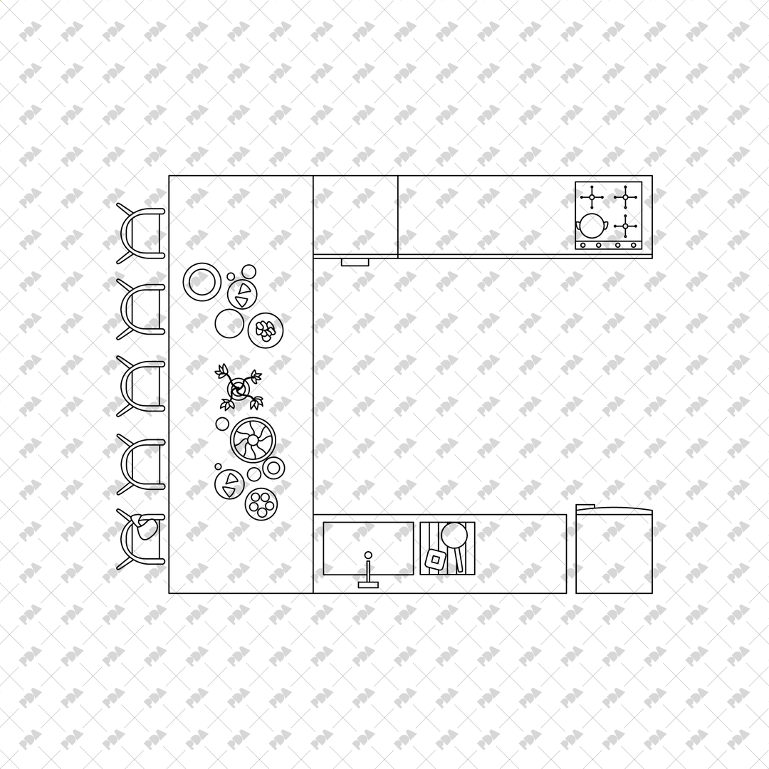 CAD, Vector, PNG Sofas in Top View
