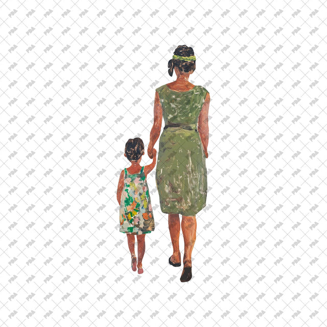 PNG Cutout Mothers with Child in Back View - Post Digital Architecture — Free and Affordable Resources for Architects