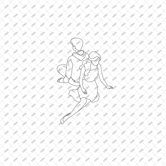 CAD, Vector Isometric Couples - Post Digital Architecture — Free and Affordable Resources for Architects