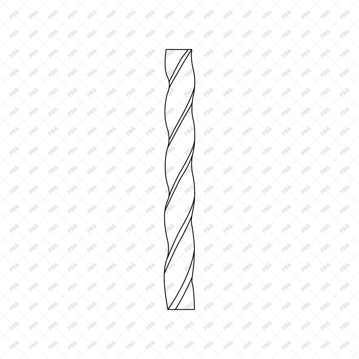 CAD, Vector Modern Columns Set