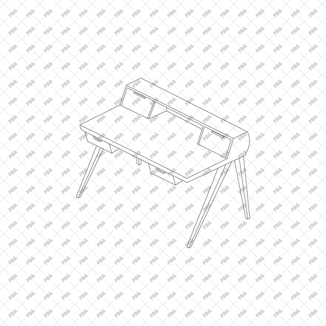 CAD، مجموعة المكاتب المنزلية المتساوية القياس - هندسة ما بعد الرقمية - موارد مجانية وبأسعار معقولة للمهندسين المعماريين