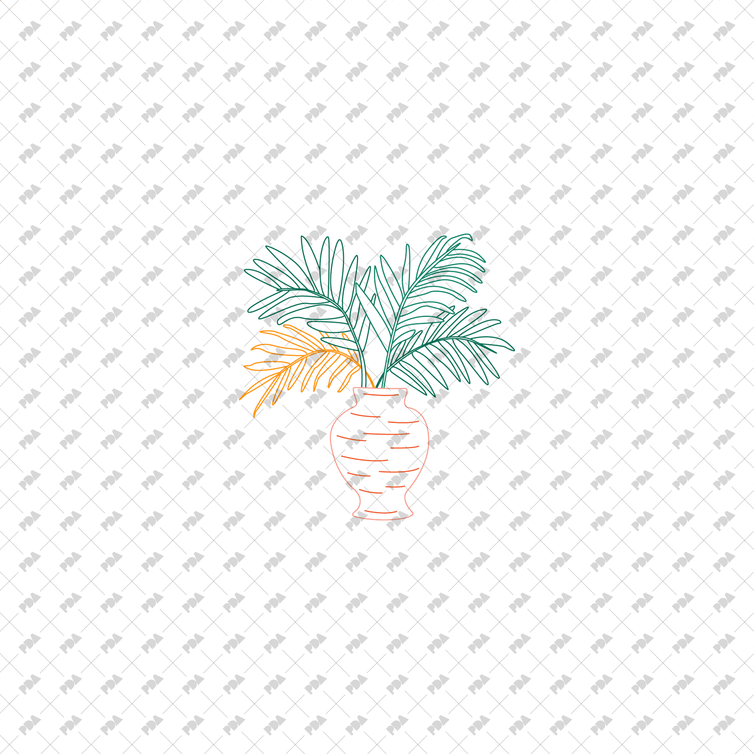 CAD, Vector Vases with Flowers | Post Digital Architecture