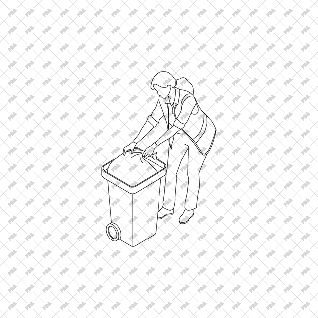 CAD, Vector Isometric Street Characters - Post Digital Architecture — Free and Affordable Resources for Architects