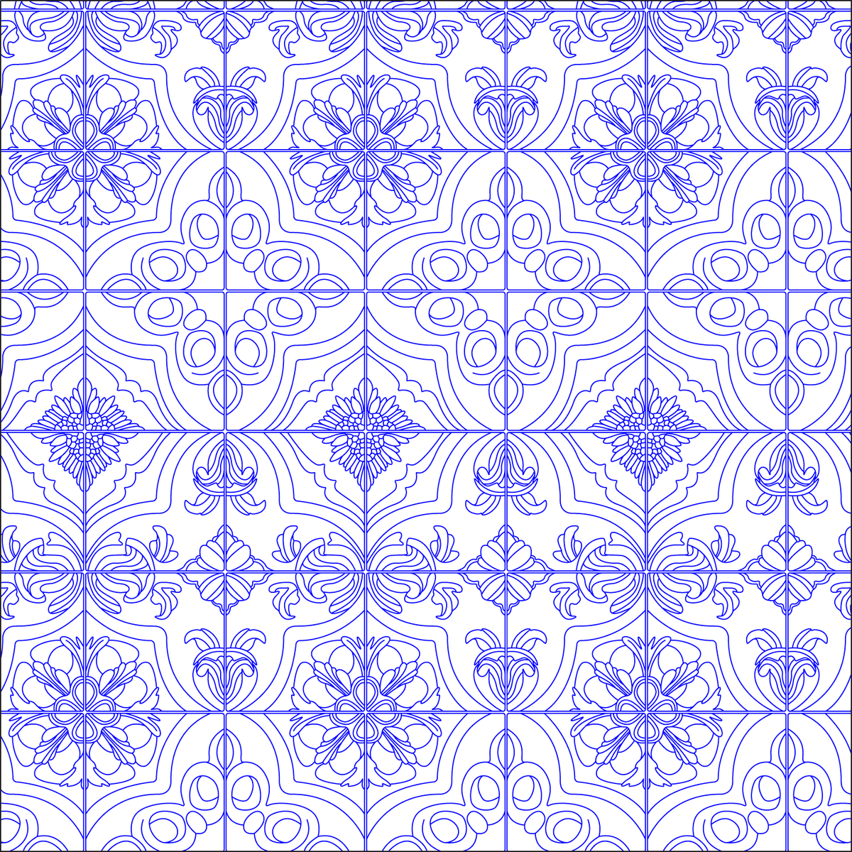 Azulejo Tile Patterns for Adobe Illustrator