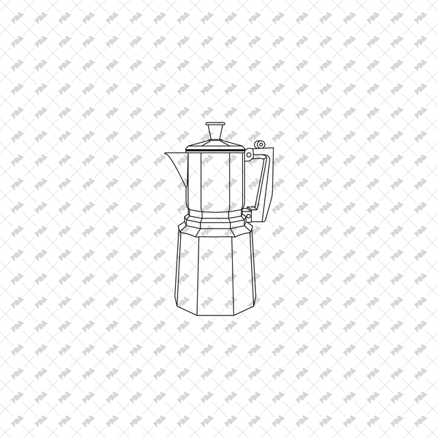 CAD, Vector Coffee and Tea Gadgets Set - Post Digital Architecture — Free and Affordable Resources for Architects